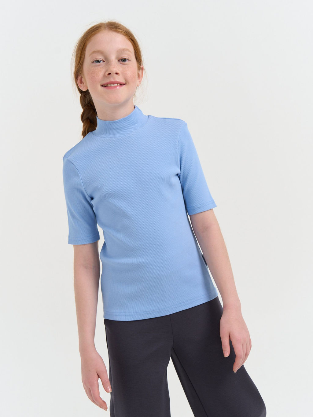 Бадлон с коротким рукавом Голубой 7+ - Bungly фото 2