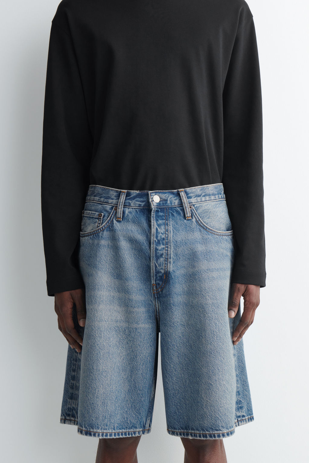 RIDER - BERMUDAS VAQUERAS RELAXED FIT - H&m фото 6