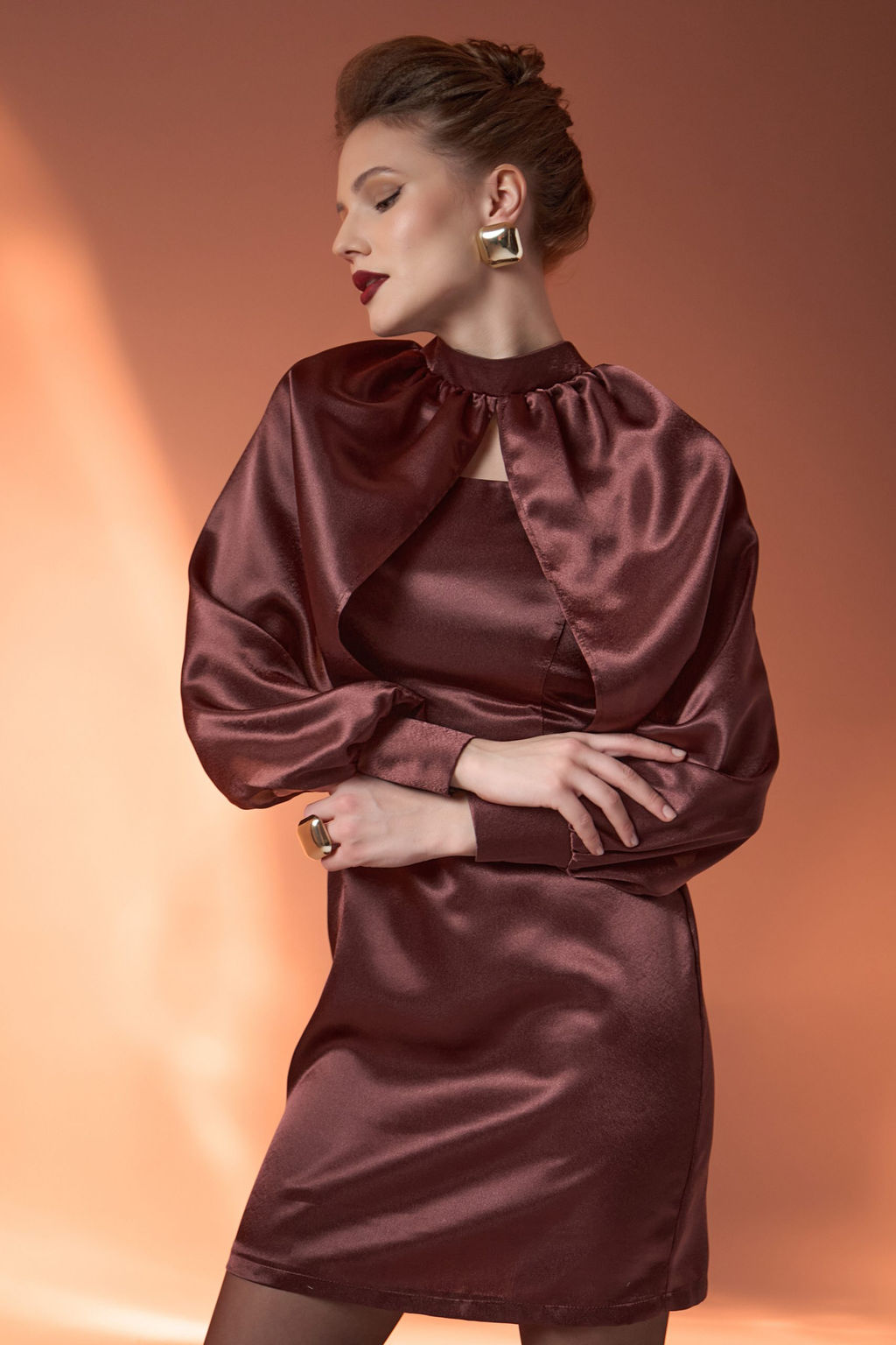 Платье Мия (шоколадный) - Эльза фото 18