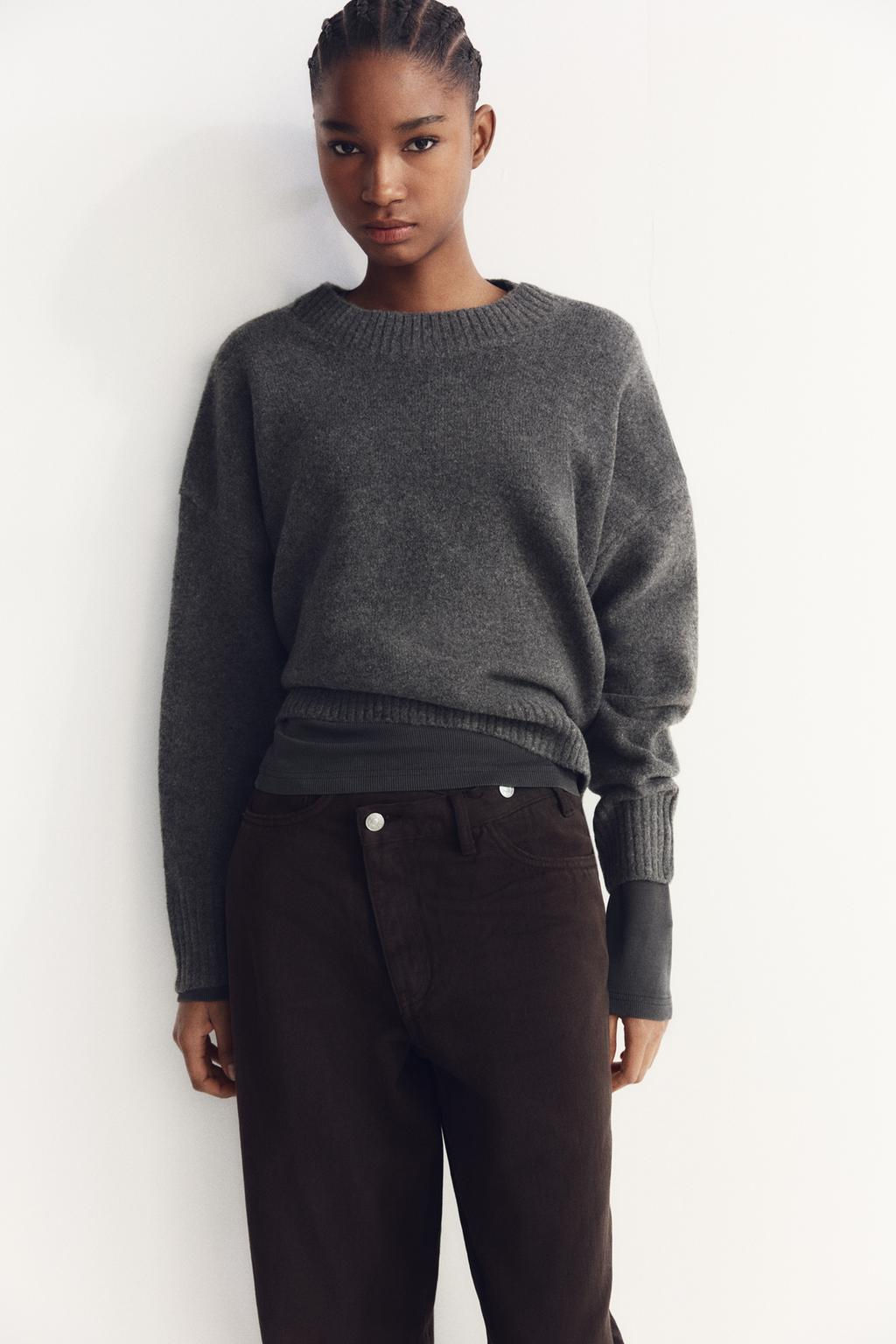 SOFT PLAIN KNIT SWEATER - Zara фото 45