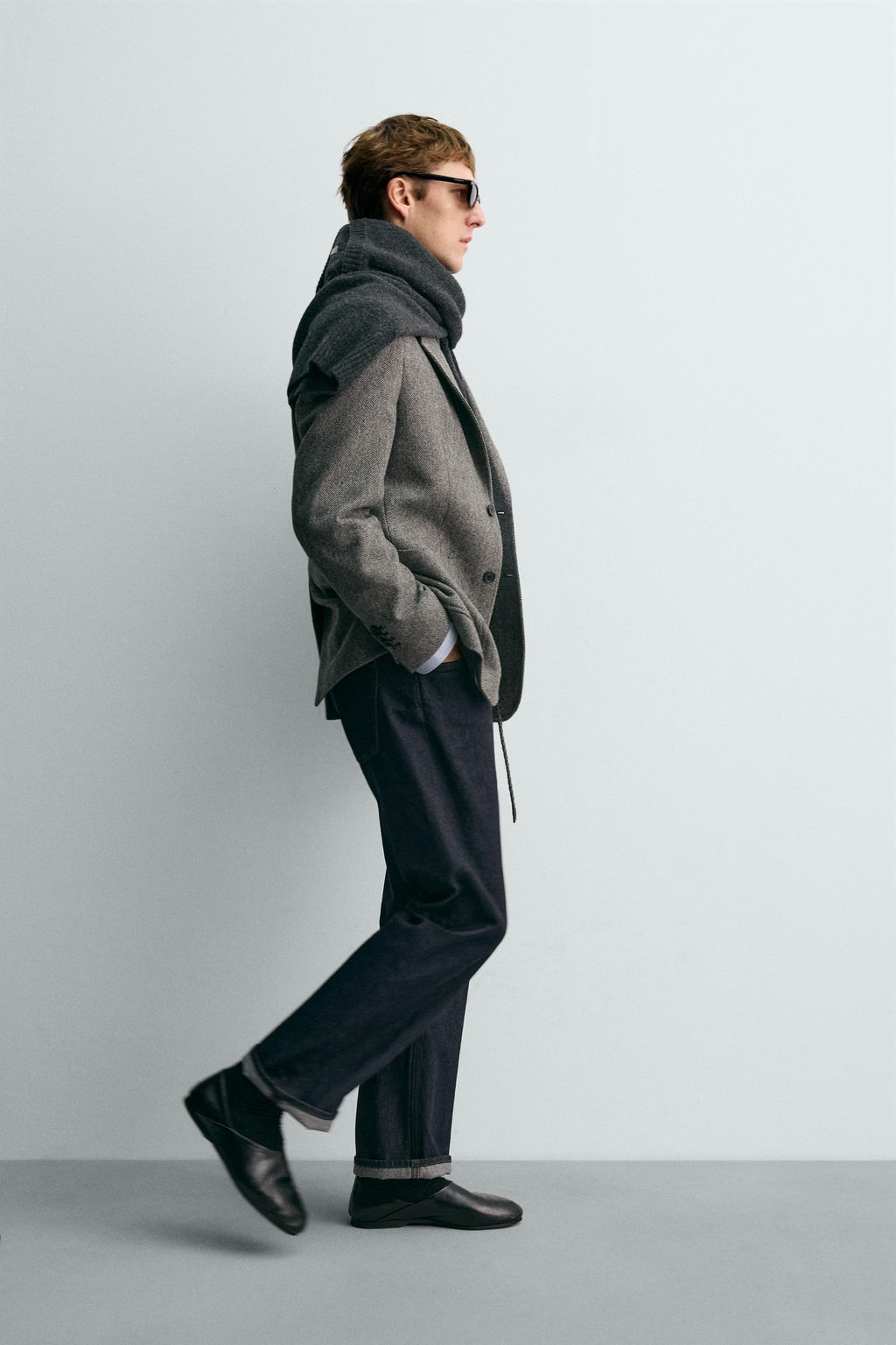 STRAIGHT-LEG BOOTCUT JEANS AARON LEVINE X ZARA фото 6