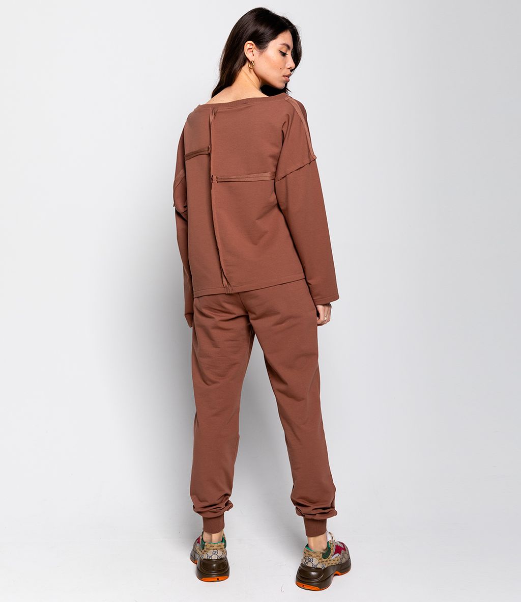 Спортивный костюм #БШ1745, шоколад