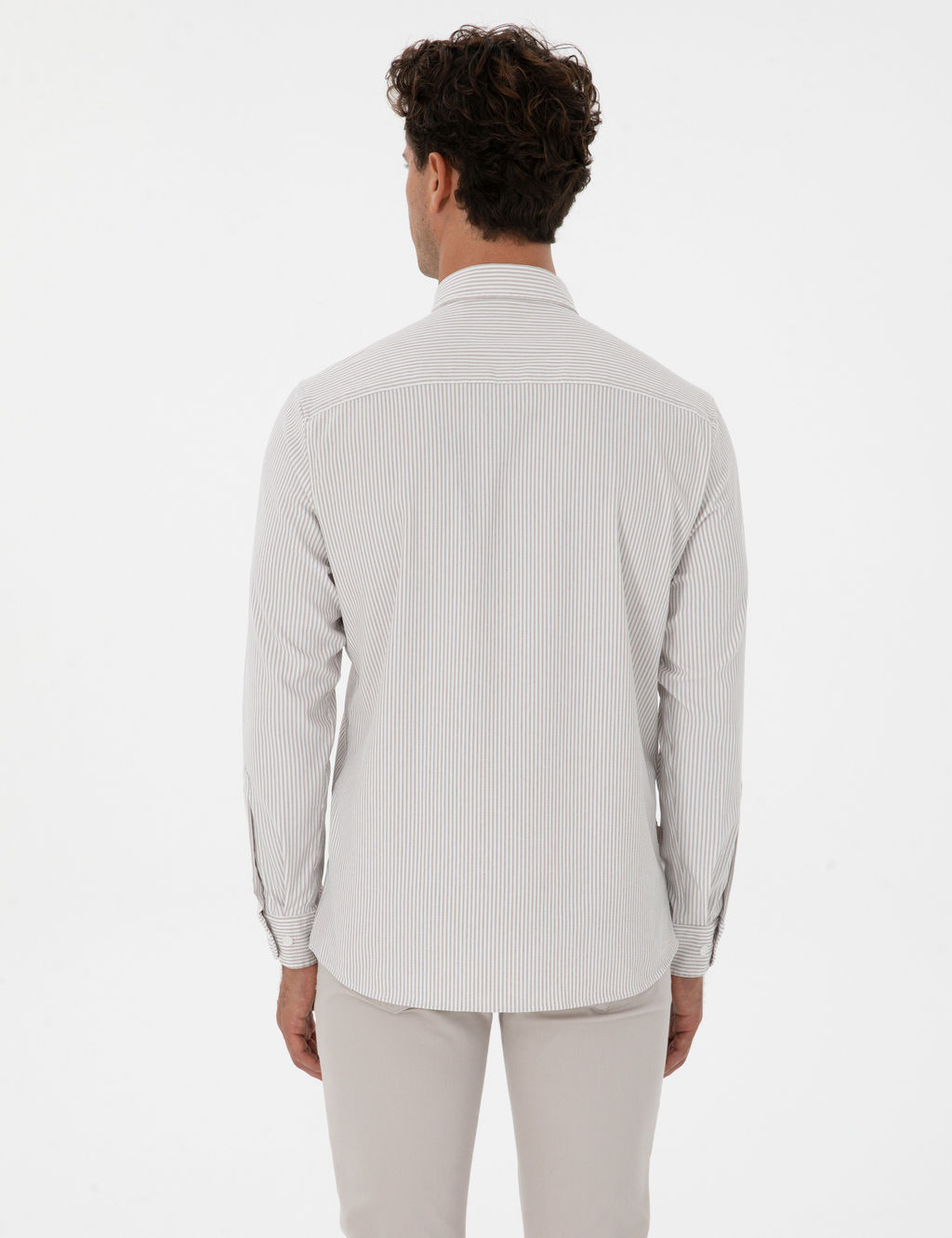 Vizon Slim Fit _izgili Slim Fit G_mlek