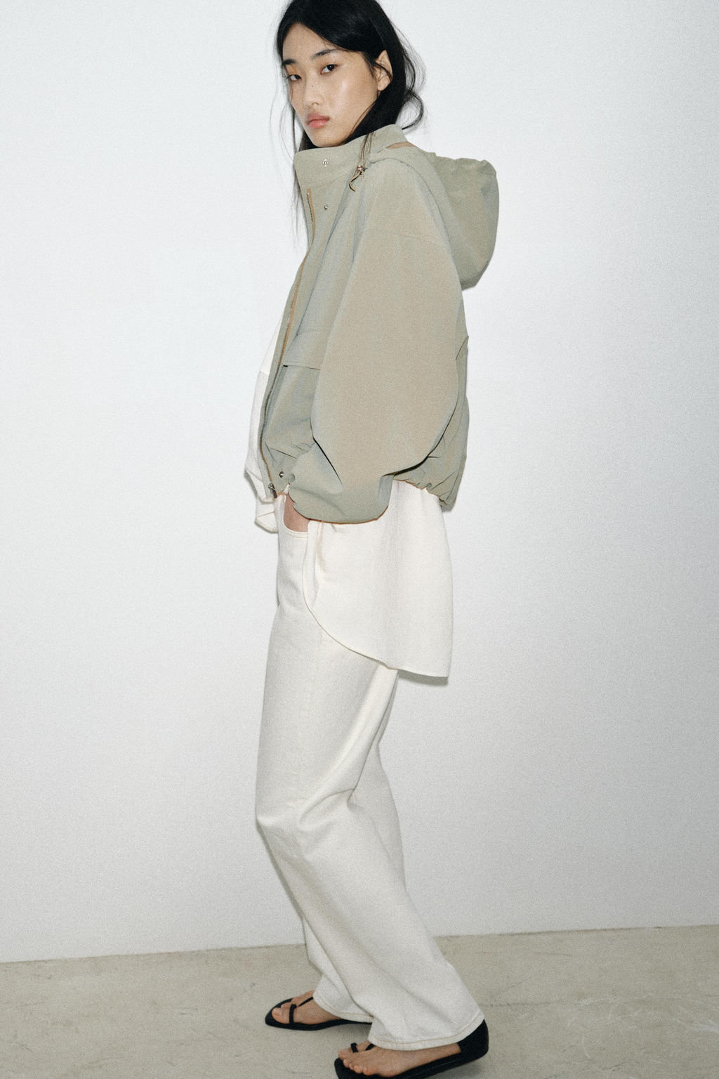 COATED HOODED JACKET - Zara фото 25