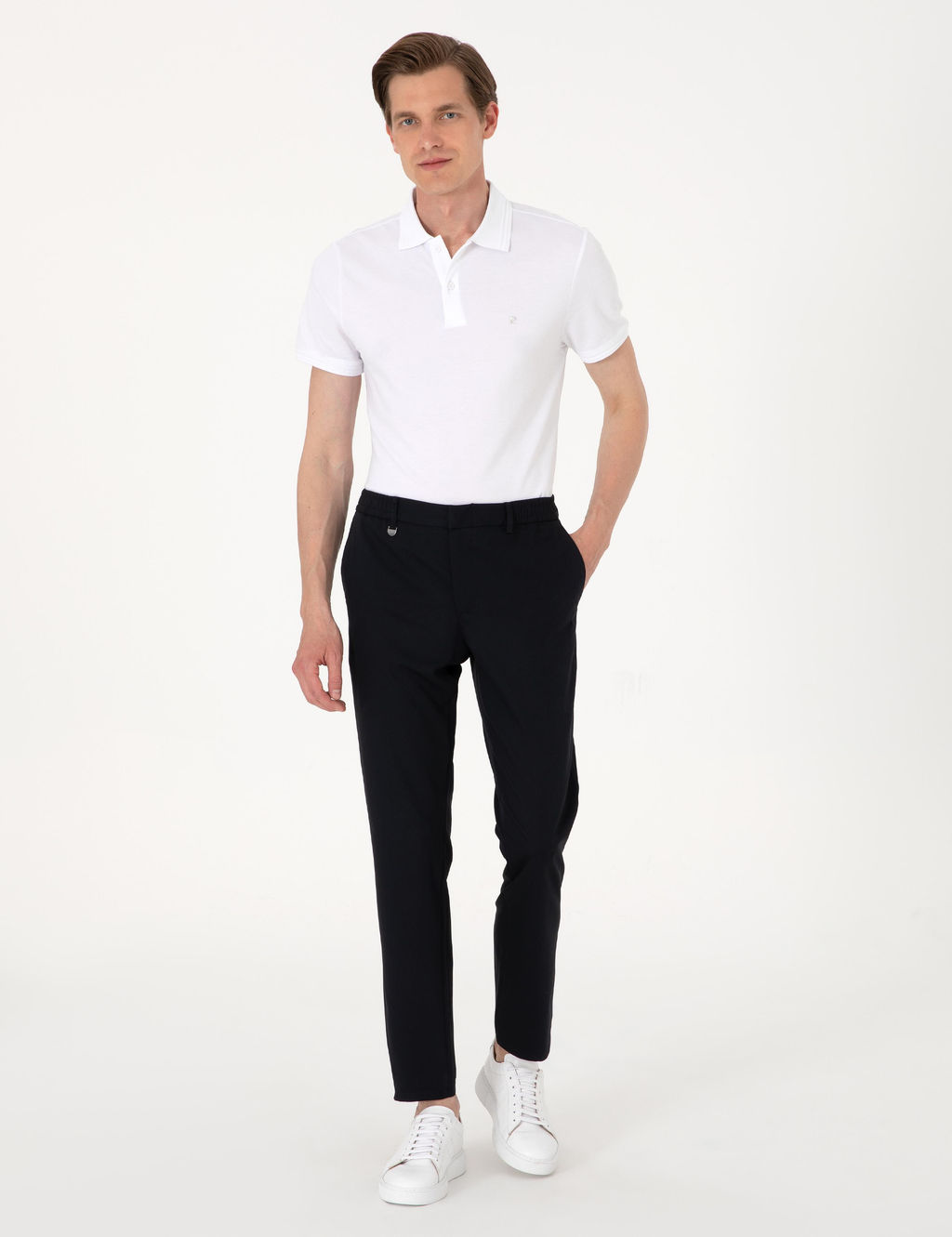 Lacivert Slim Fit Kuma_ Pantolon
