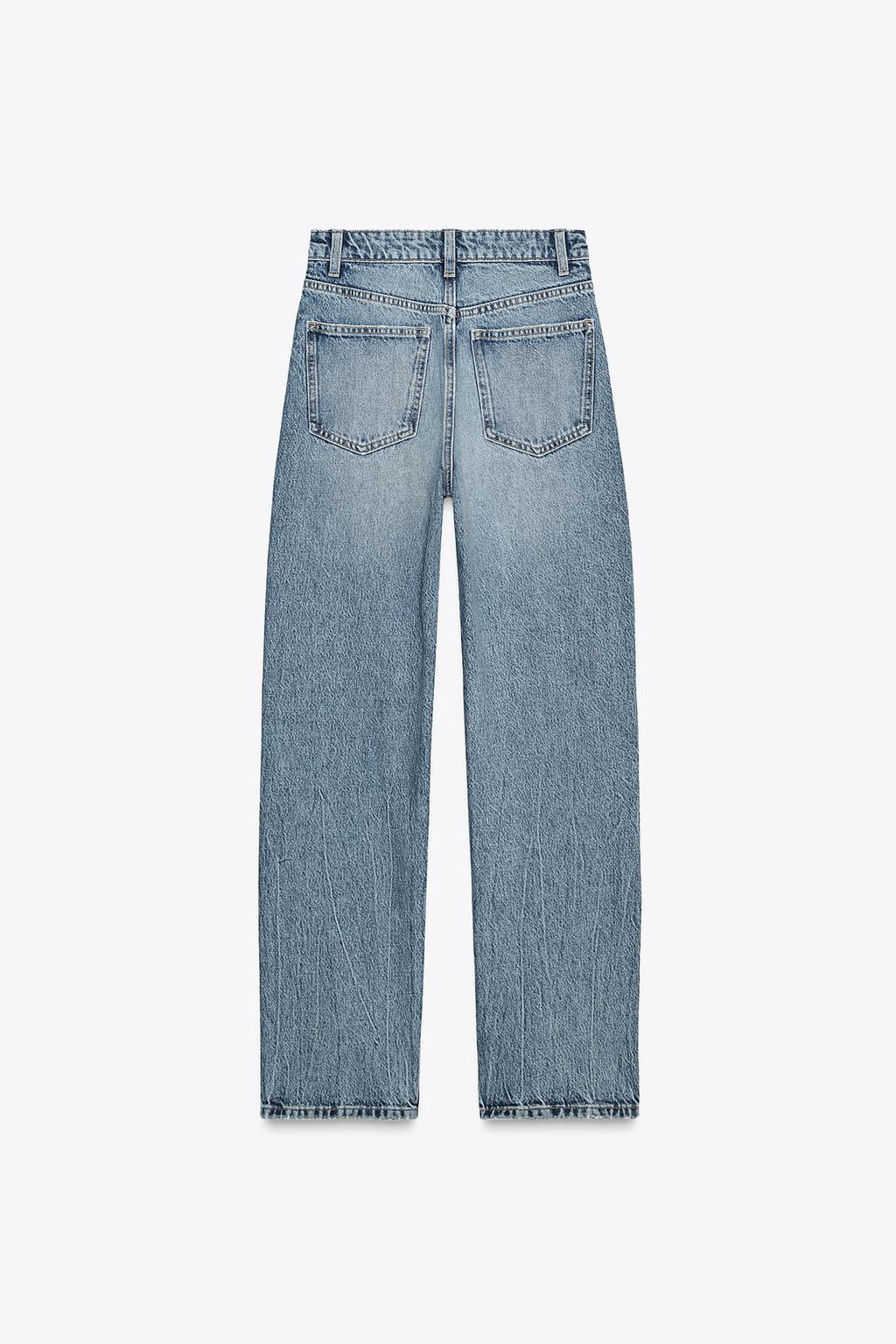 TRF MOM FIT HIGH-WAIST JEANS - Zara фото 5