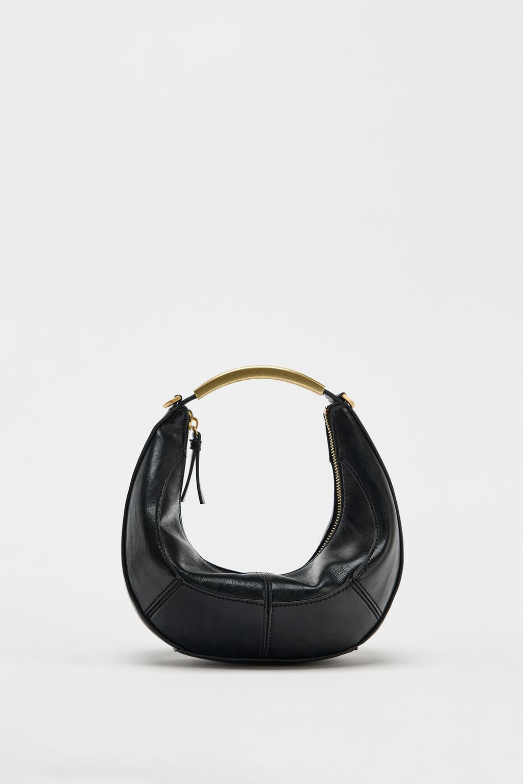 OVAL BAG WITH METAL STRAP - Zara фото 10