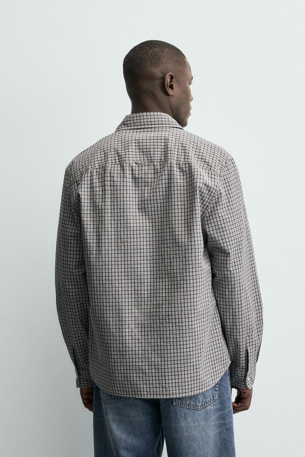 CHECK SHIRT WITH POCKETS - Zara фото 4