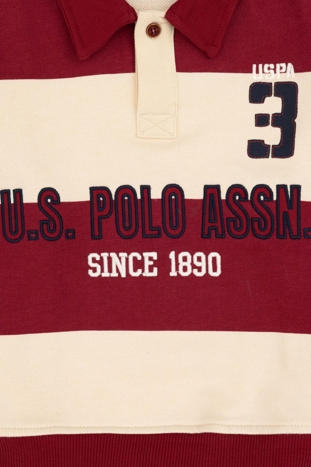 Erkek _ocuk Koyu Frambuaz Polo Yaka Sweatshirt - U.s. polo assn фото 3