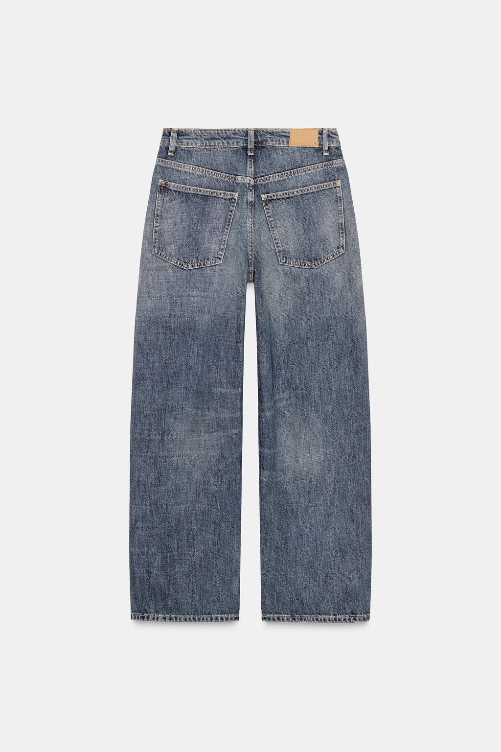 JEANS TRF BAGGY BARREL TIRO MEDIO / Azul - Zara фото 5