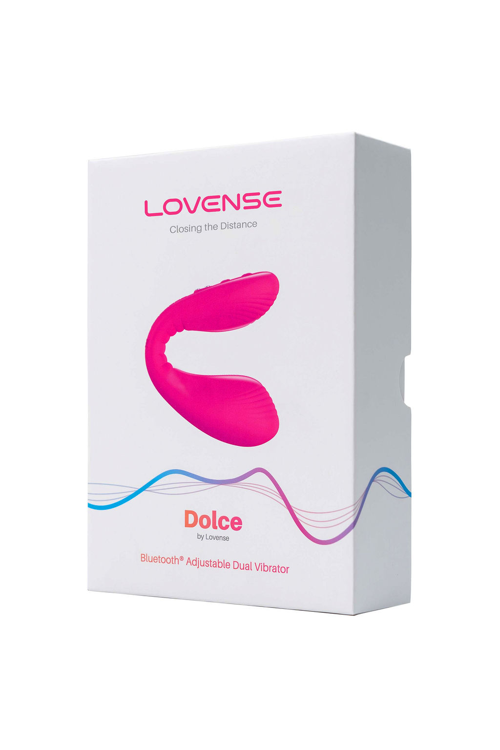 Многофункциональный стимулятор для пар LOVENSE Dolce (Quake), силикон, розовый, 20 см