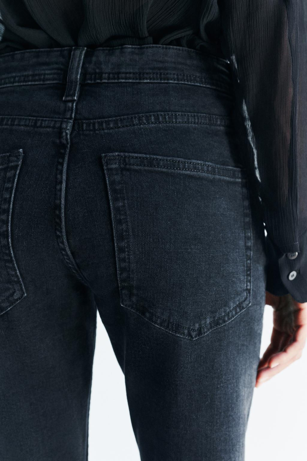 ZW COLLECTION RELAXED SLIM FIT MID-RISE JEANS - Zara фото 15