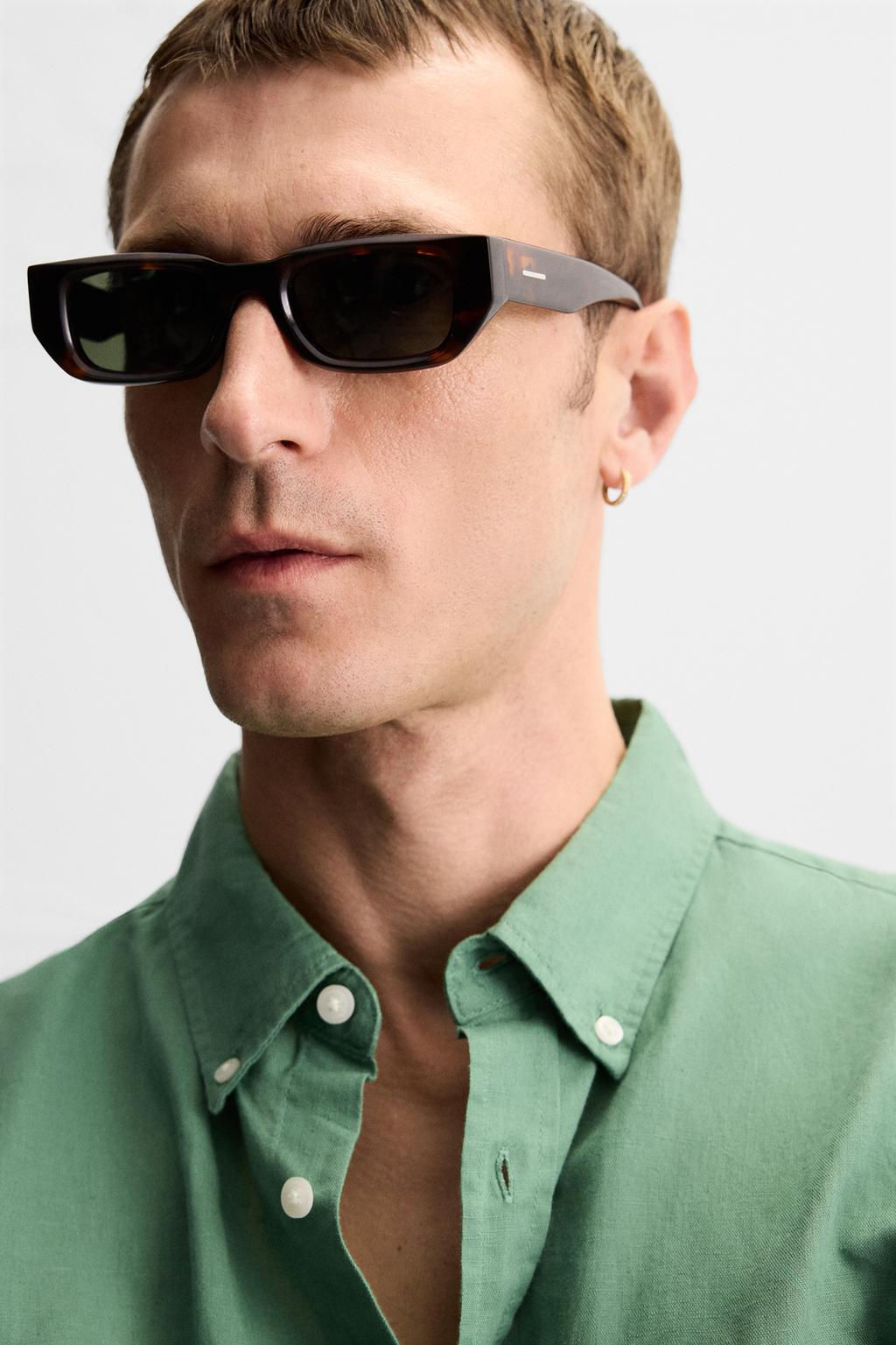 COTTON - LINEN SHIRT - Zara фото 39