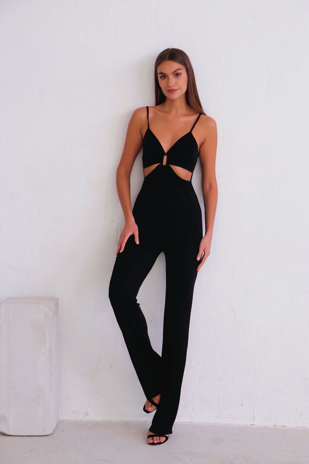 11572 Комбинезон чёрный открытый - Martichelli фото 21