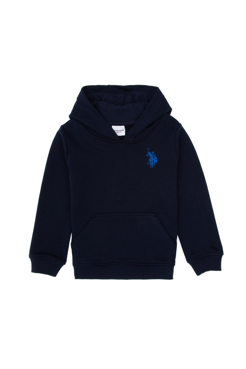 Erkek _ocuk Lacivert Basic Kap__onlu Sweatshirt