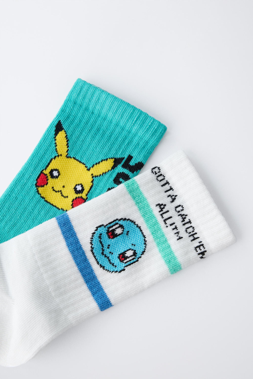 4-14 YEARS/ PACK OF 2 PIKACHU POK_MON  SOCKS - Zara фото 3