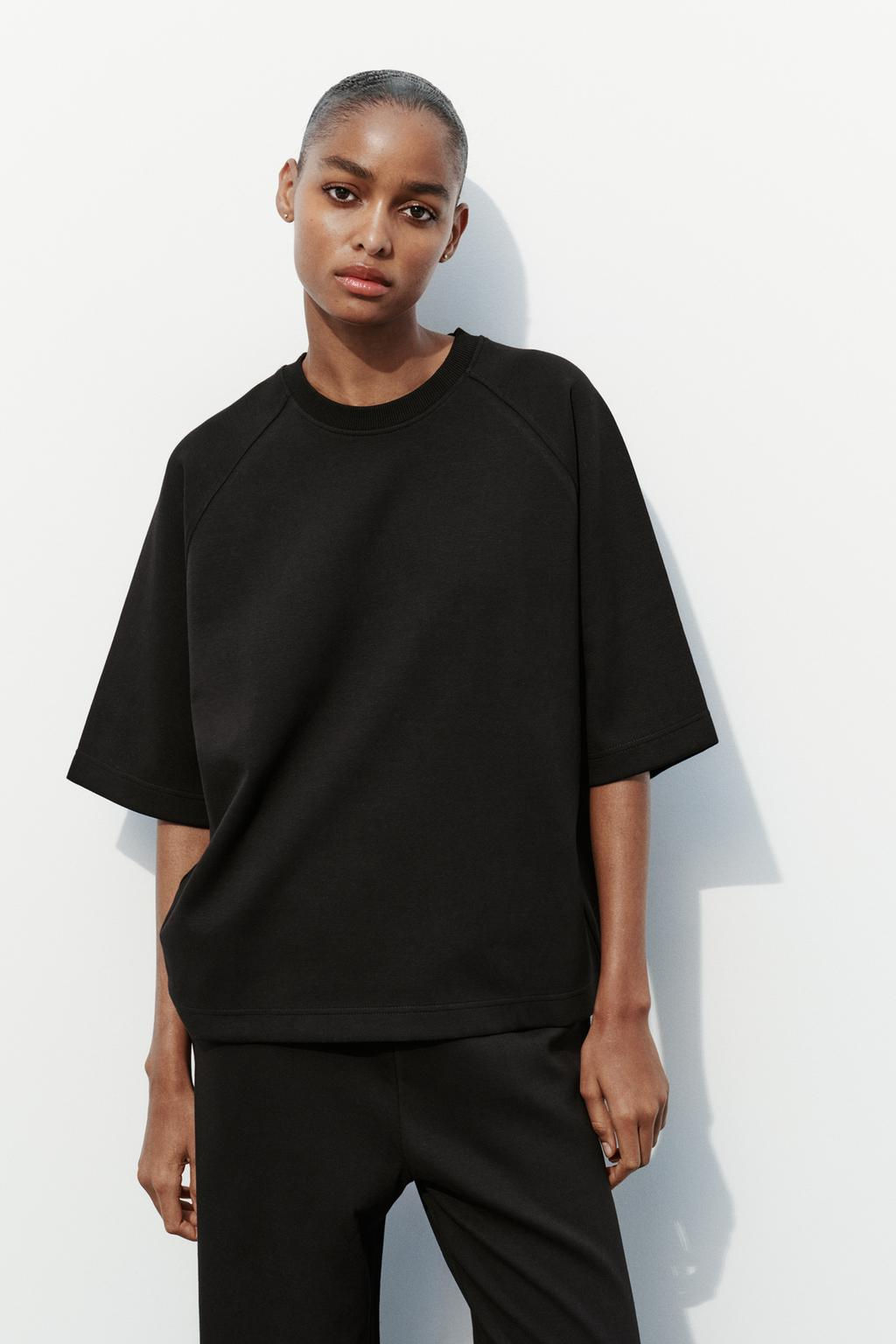INTERLOCK OVERSIZE T-SHIRT - Zara фото 10