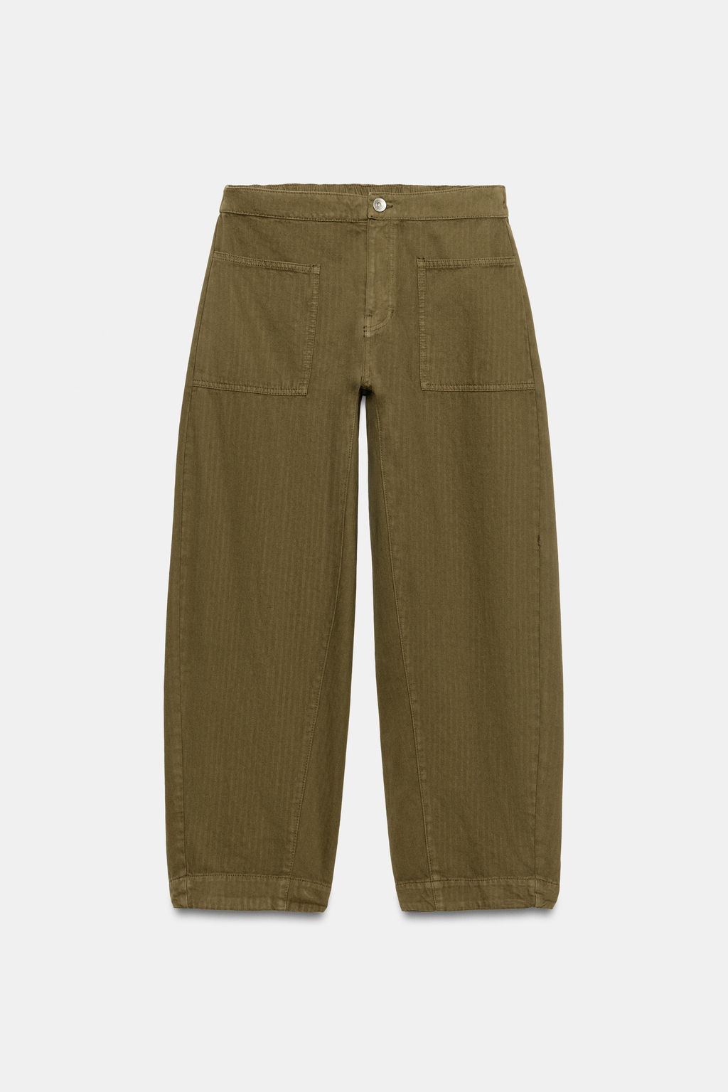 PANTAL?N BARREL ZW COLLECTION / Khaki