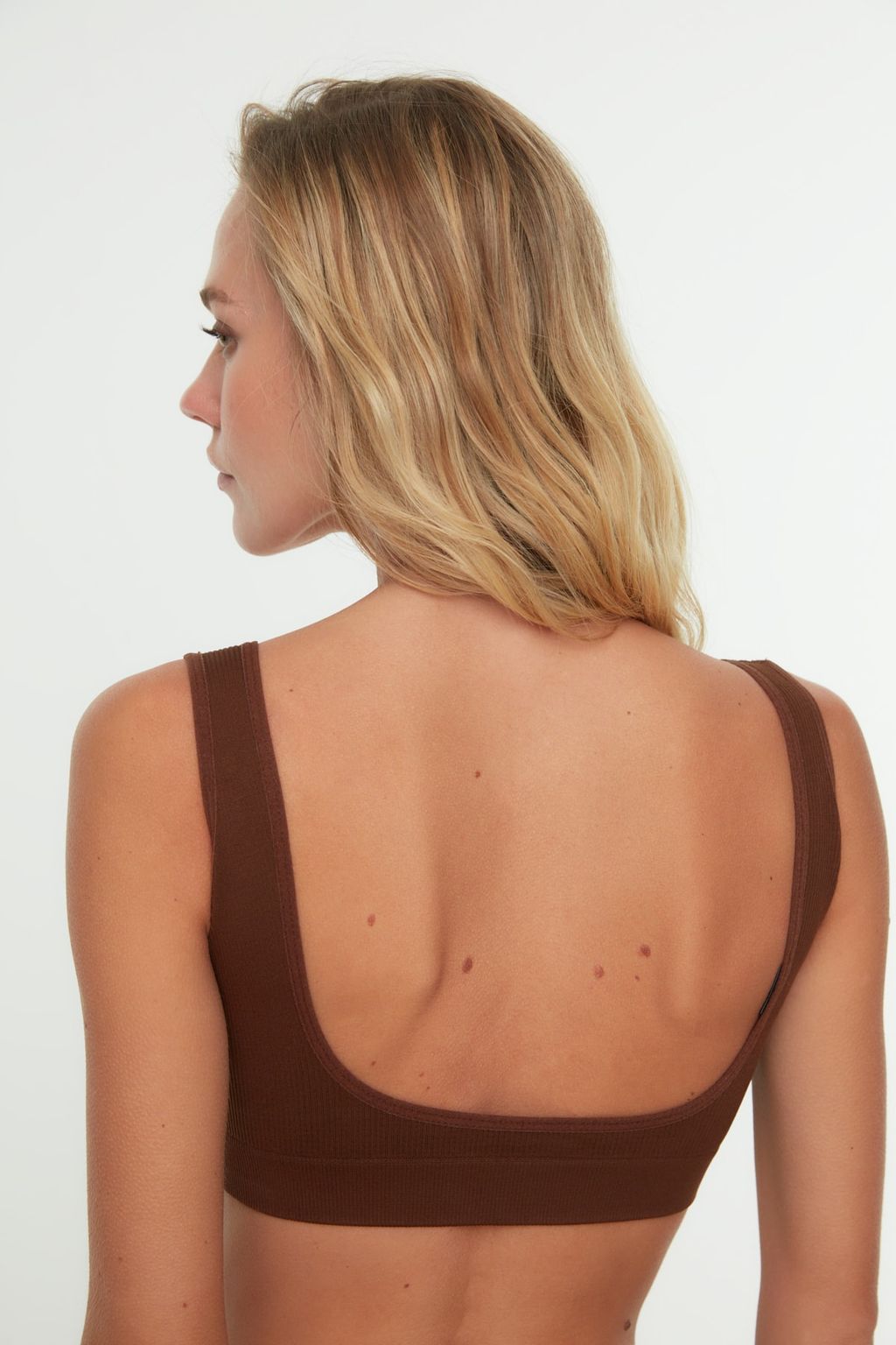 TRENDYOLMILLA Siyah Seamless/Dikissiz Balensiz Kaps?z Bralette Orme Sutyen THMAW22SU0025  фото 28