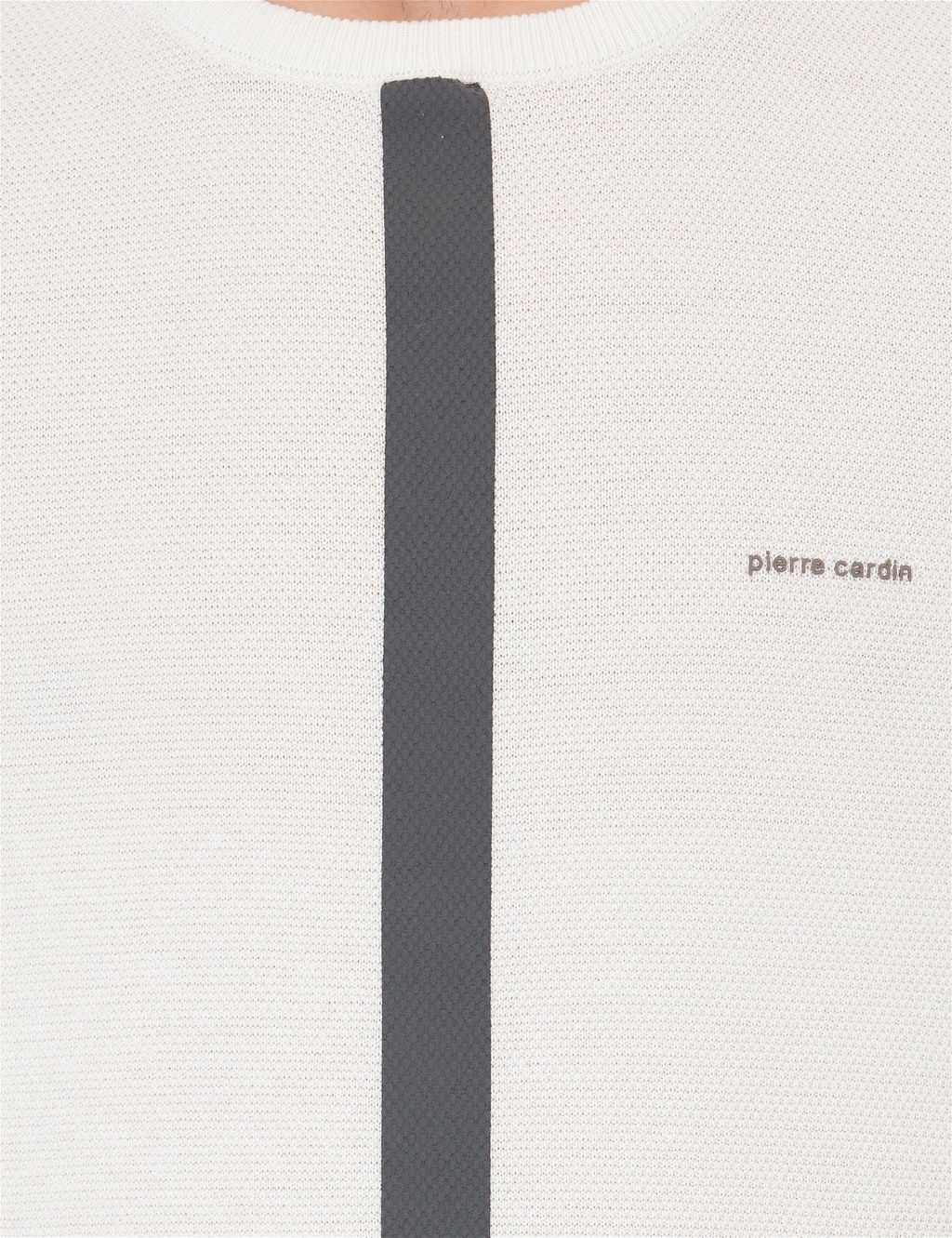 Ekru Slim Fit Bisiklet Yaka Triko Kazak - Pierre cardin фото 6