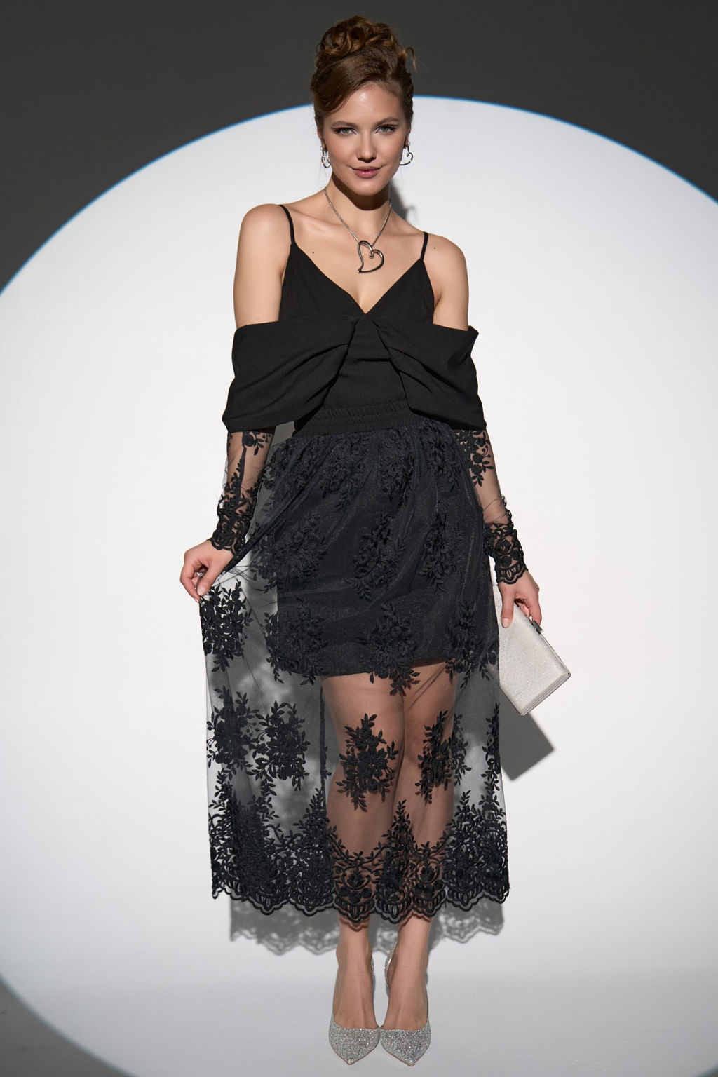 Платье Мэдж (чёрный) - Эльза фото 20