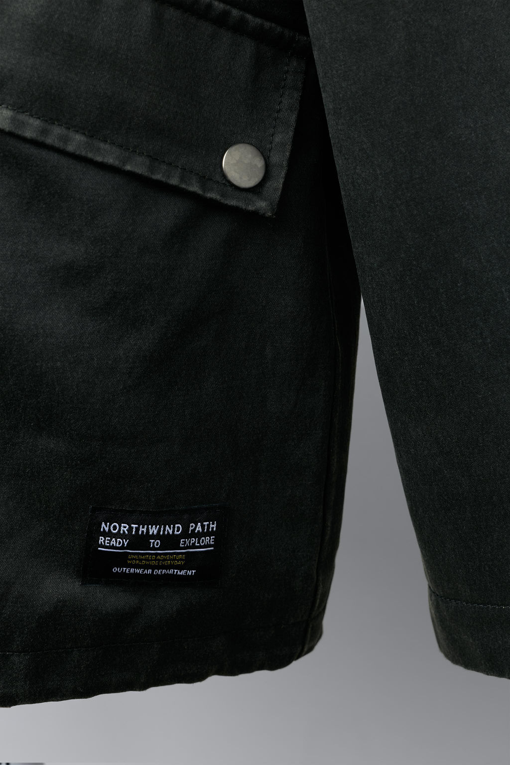 LABEL WAXED JACKET - Zara фото 6