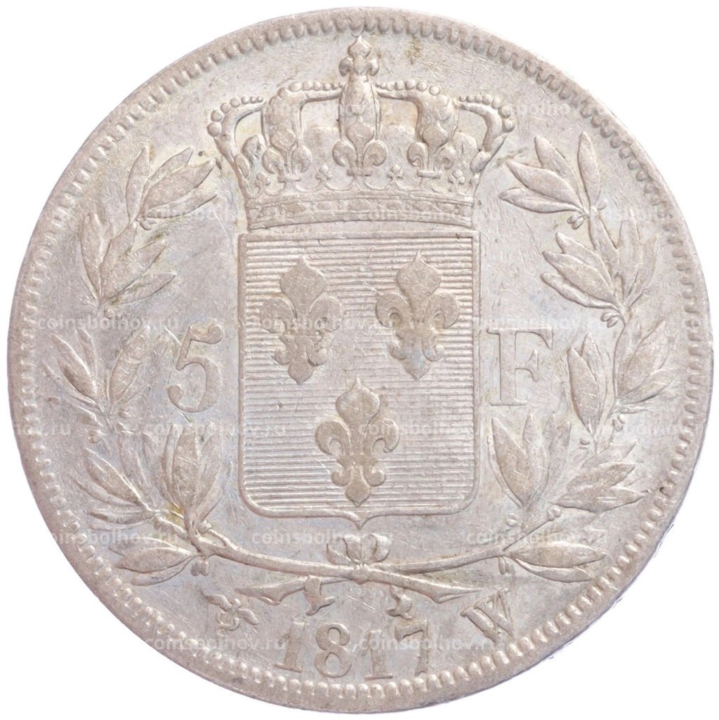 5 франков 1817 года W Франция