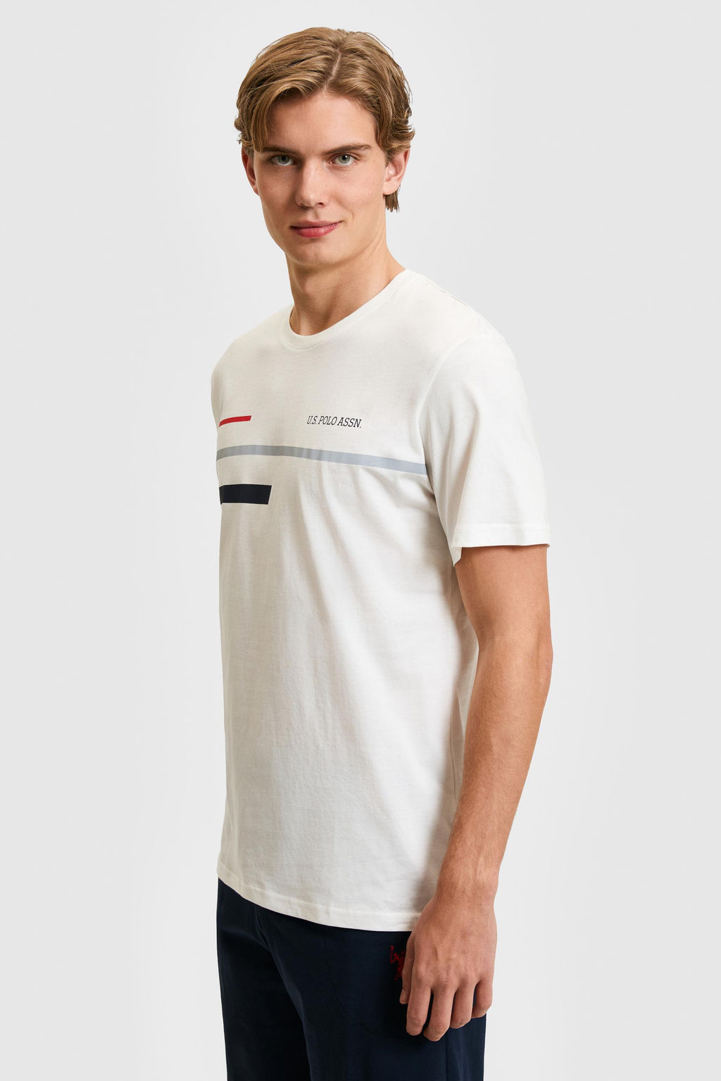 Erkek Beyaz Pijama Tak_m_