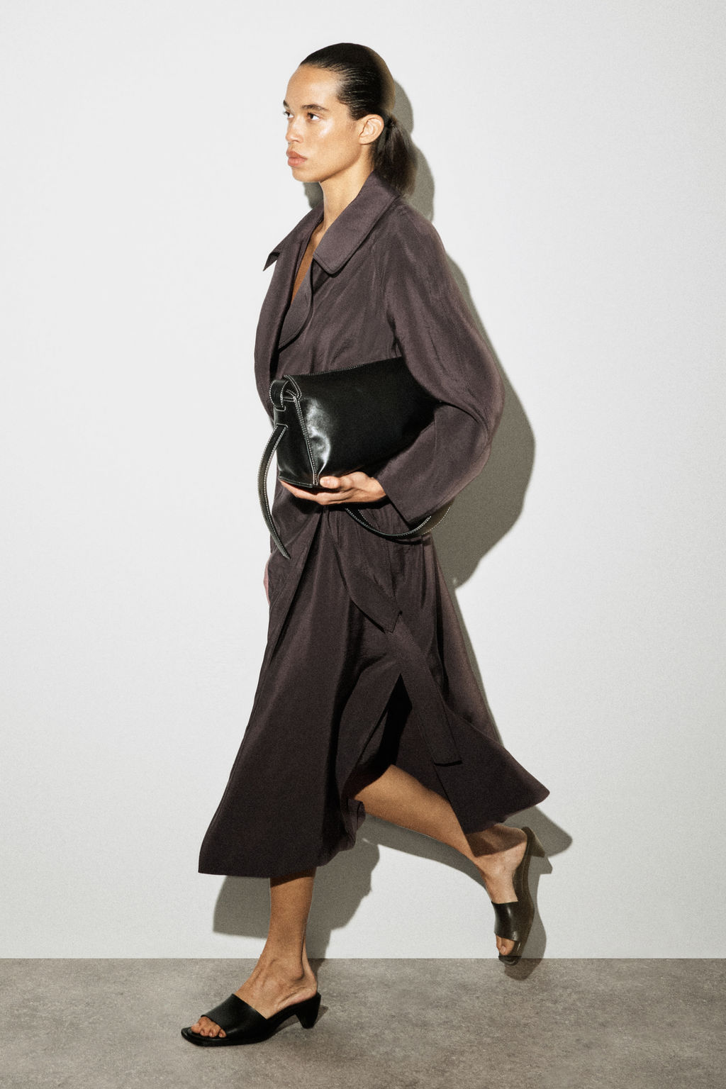 VESTIDO MIDI UTILITY ESTILO TRENCH - H&m фото 5