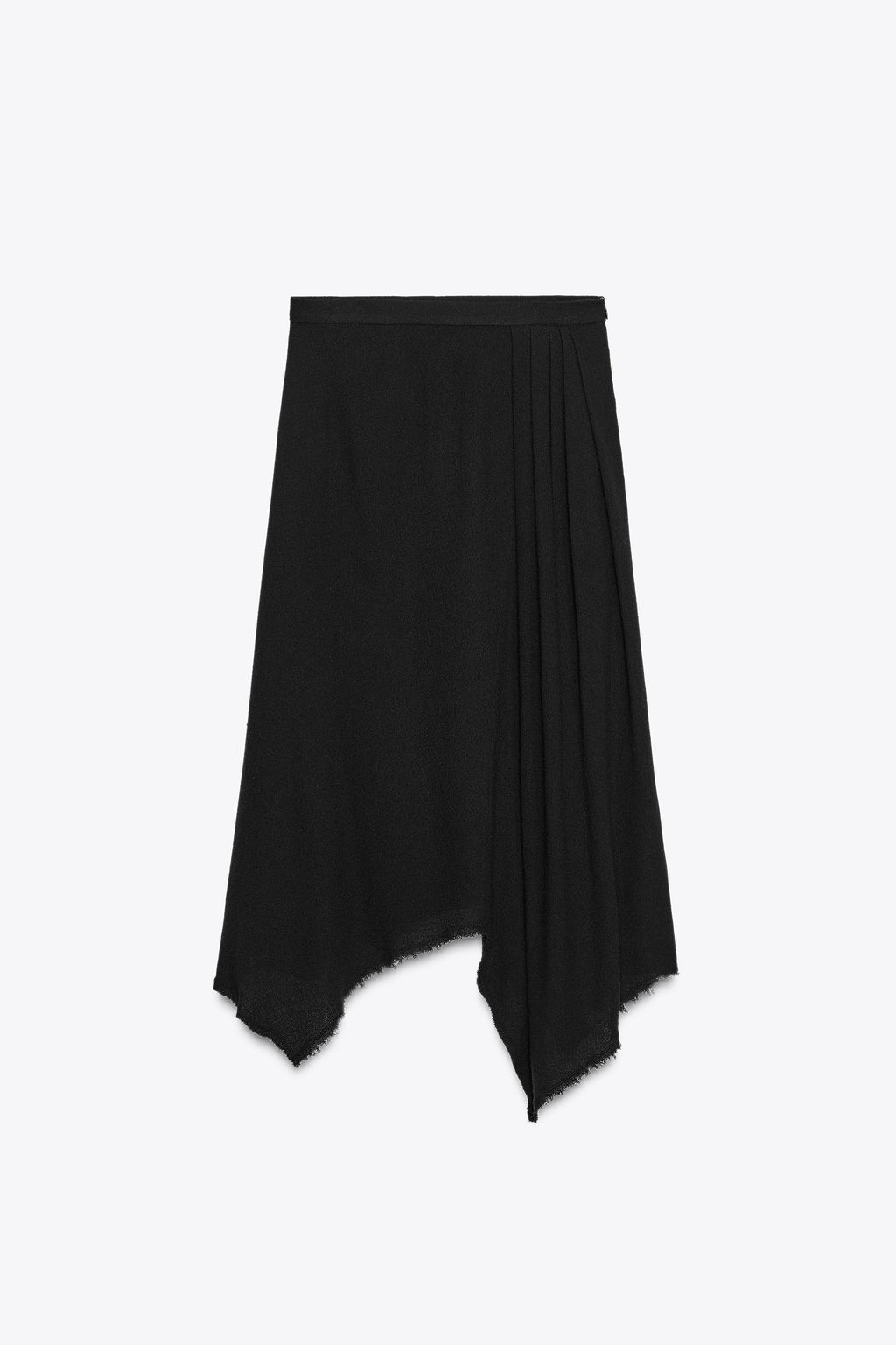ZW COLLECTION ASYMMETRIC MIDI SKIRT - Zara фото 6