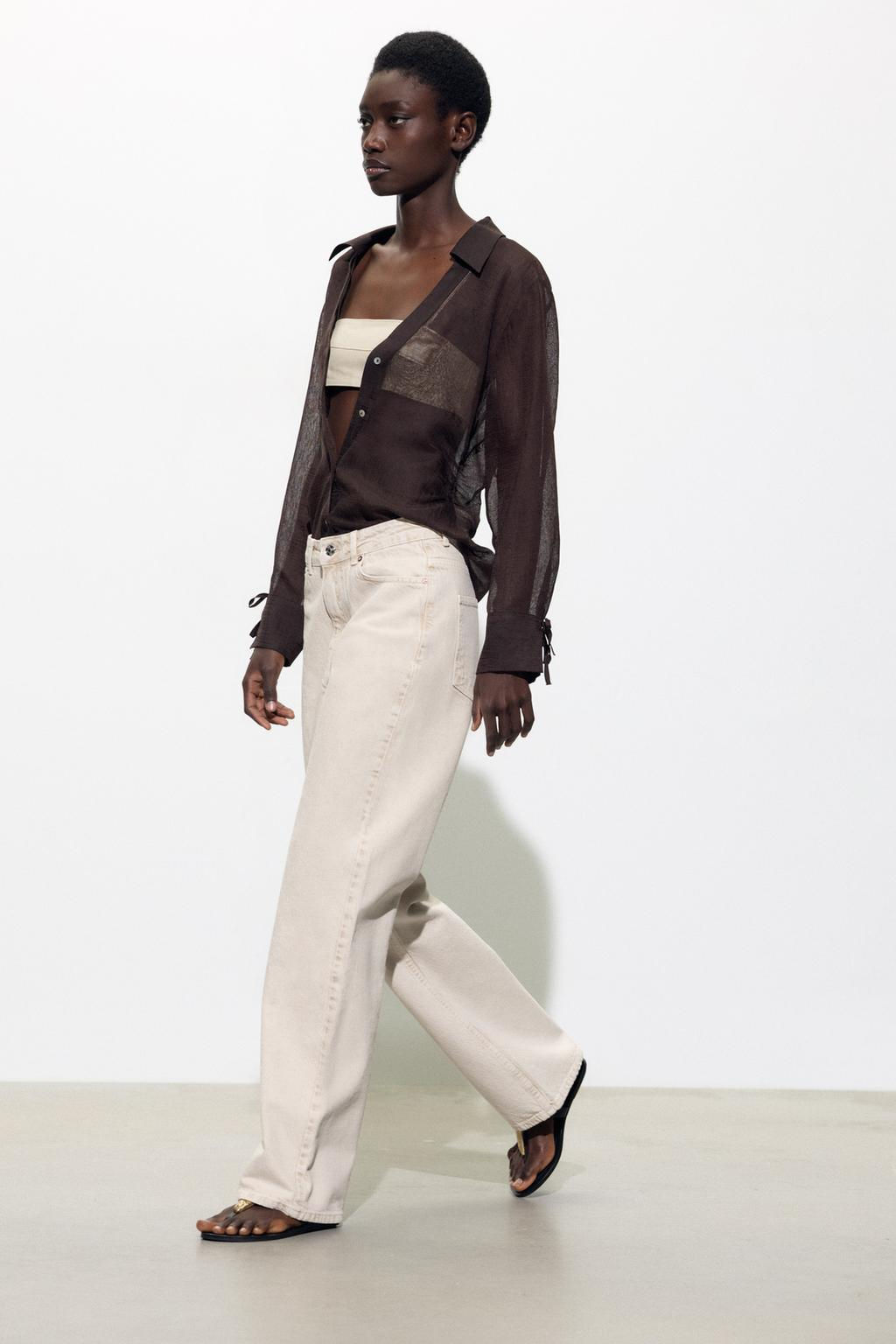 JEANS Z1975 STRAIGHT HIGH WAIST LONG LENGTH - Zara фото 3