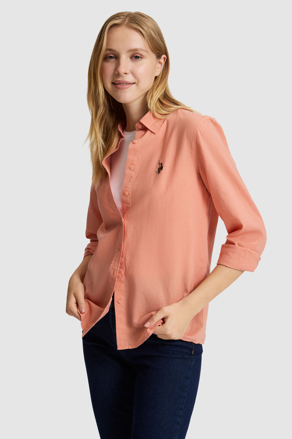KadДn Somon Uzun Kollu Basic GГmlek - U.s. polo assn фото 3