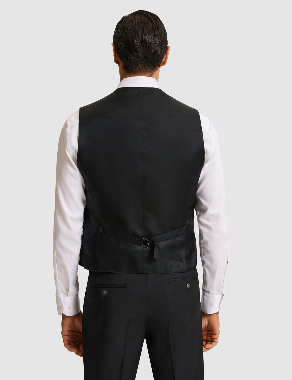Siyah Slim Fit Yelek