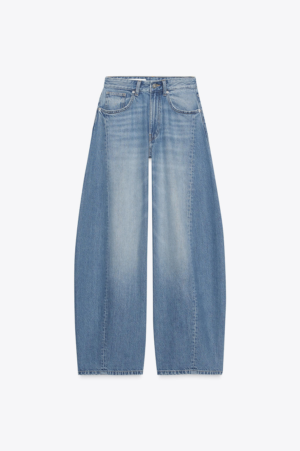TRF OVERSIZED BALLOON HIGH-WAIST JEANS