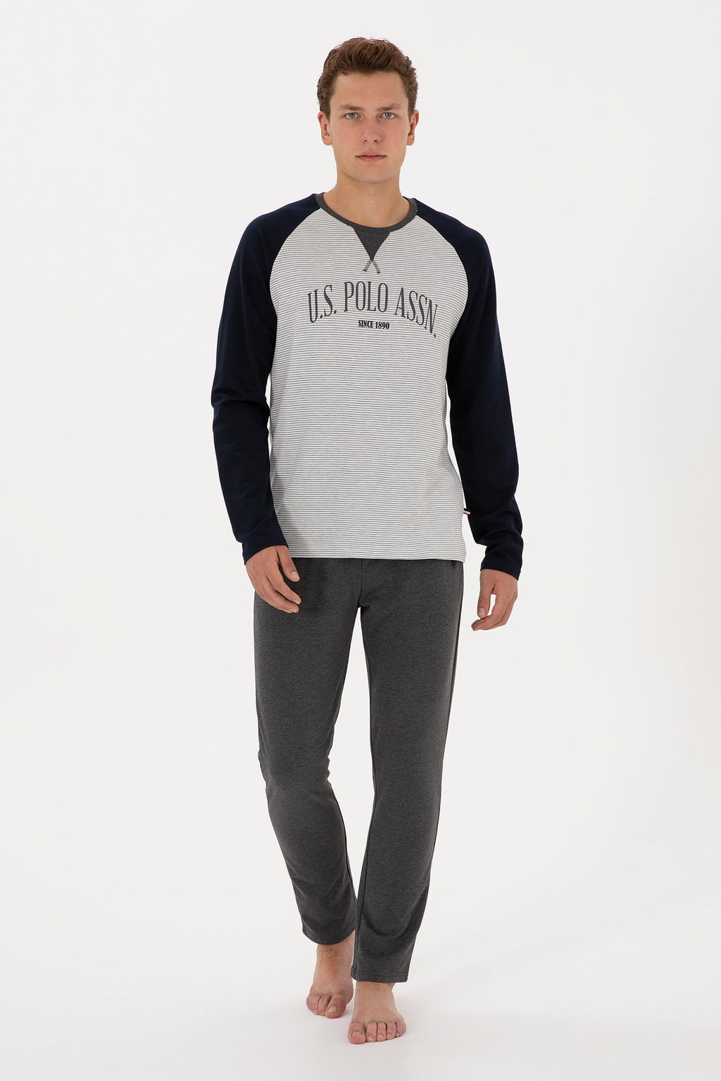 Erkek Lacivert Pijama Tak_m_ - U.s. polo assn фото 4