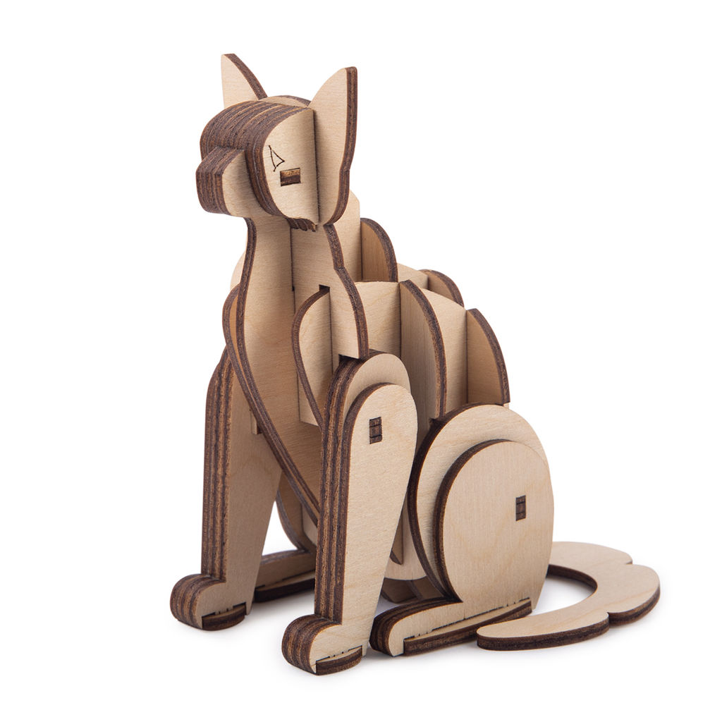 REZARK NIZ-17 Серия Живая природа Пазл 3D 29 элемент. Кошка