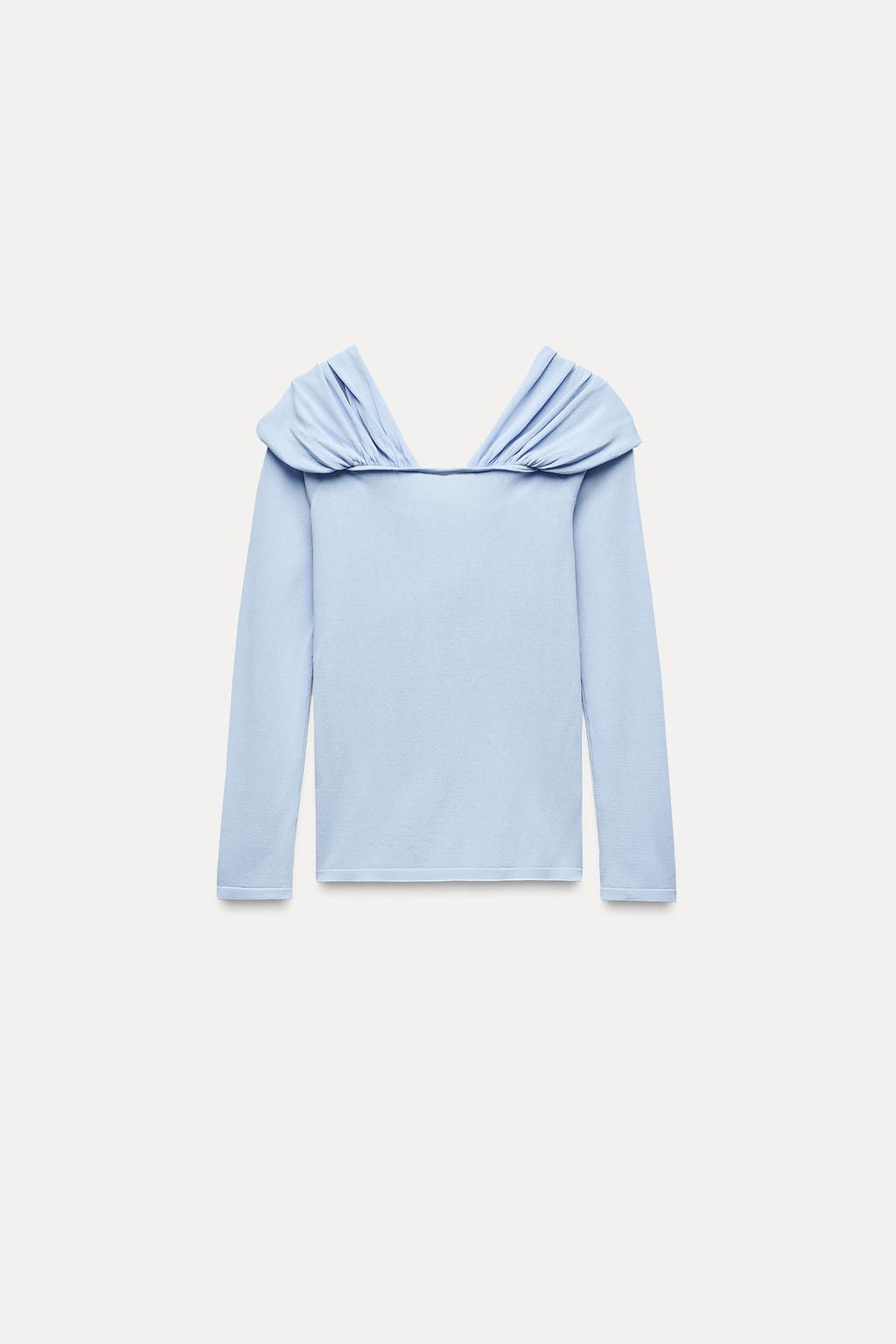 PLAIN KNIT MULTI-WAY TOP - Zara фото 7