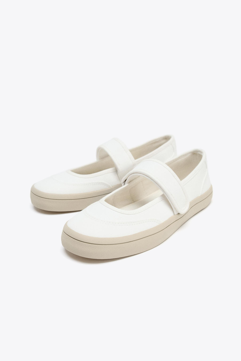 FABRIC STRAP BALLERINAS - Zara фото 23