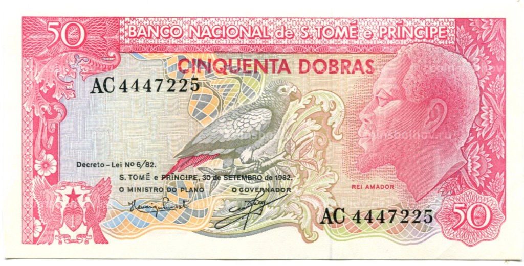 50 добра 1982 года Сан-Томе и Принсипи