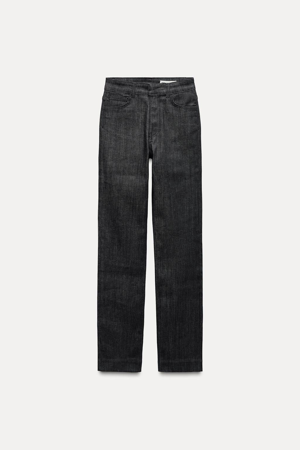 ZW COLLECTION SLIM FIT MID-RISE JEANS - Zara фото 7