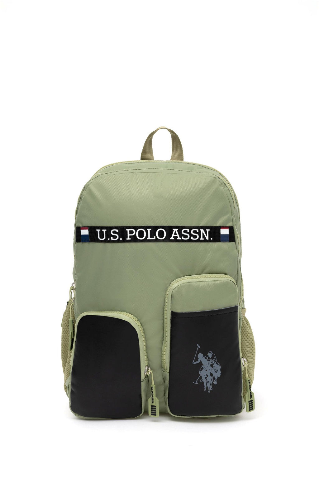 Зеленая школьная сумка для девочки - U.s. polo assn фото 2