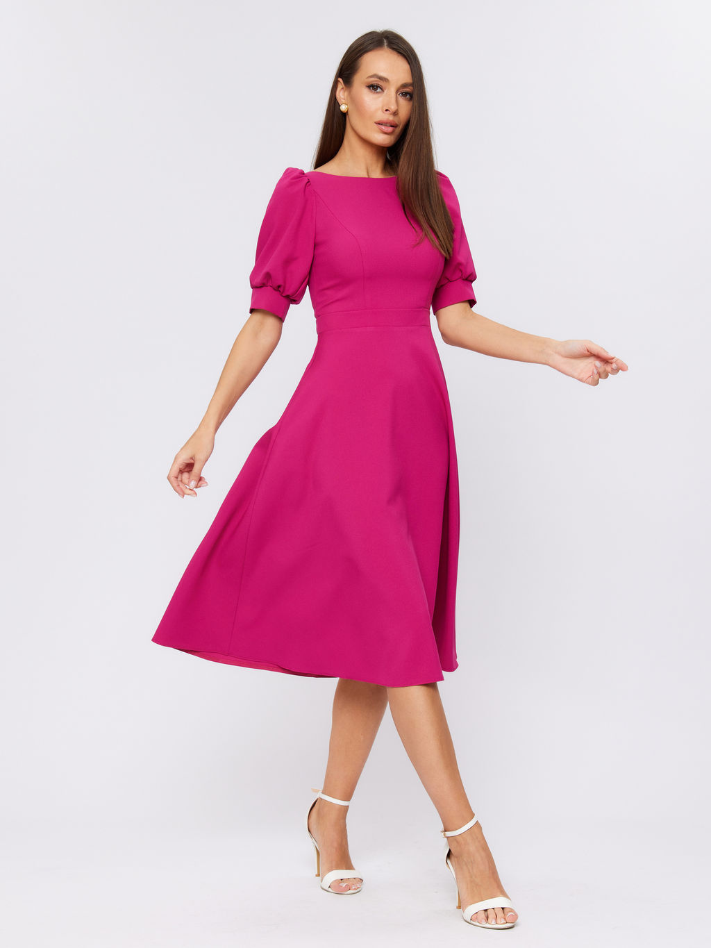 Платье с открытой спинкой и декоративной застежкой NEW - Fashion.love.story фото 2