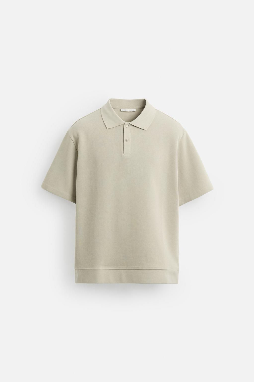 INTERLOCK TEXTURED POLO SHIRT - Zara фото 15