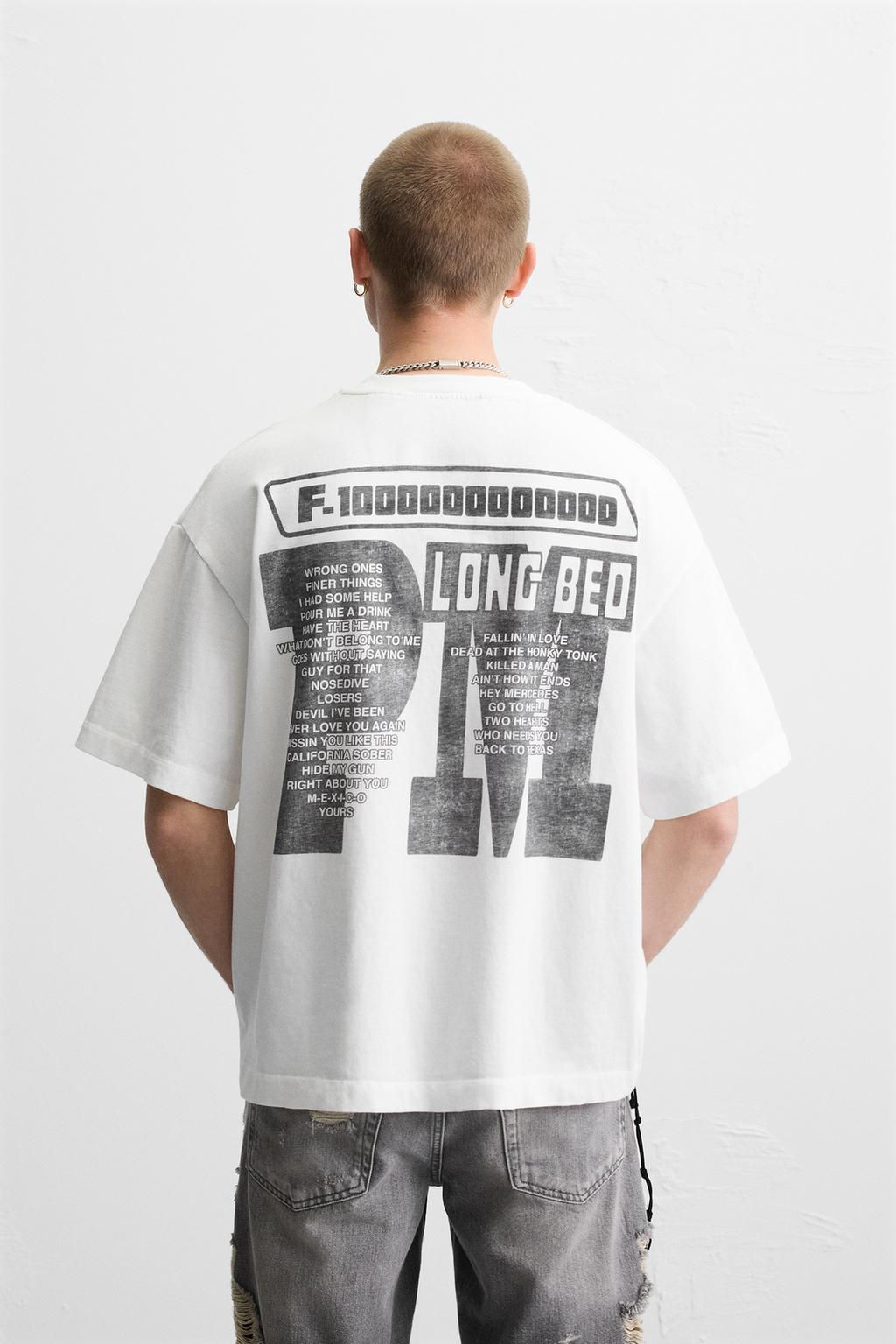 POST MALONE GRAPHIC T-SHIRT - Zara фото 11