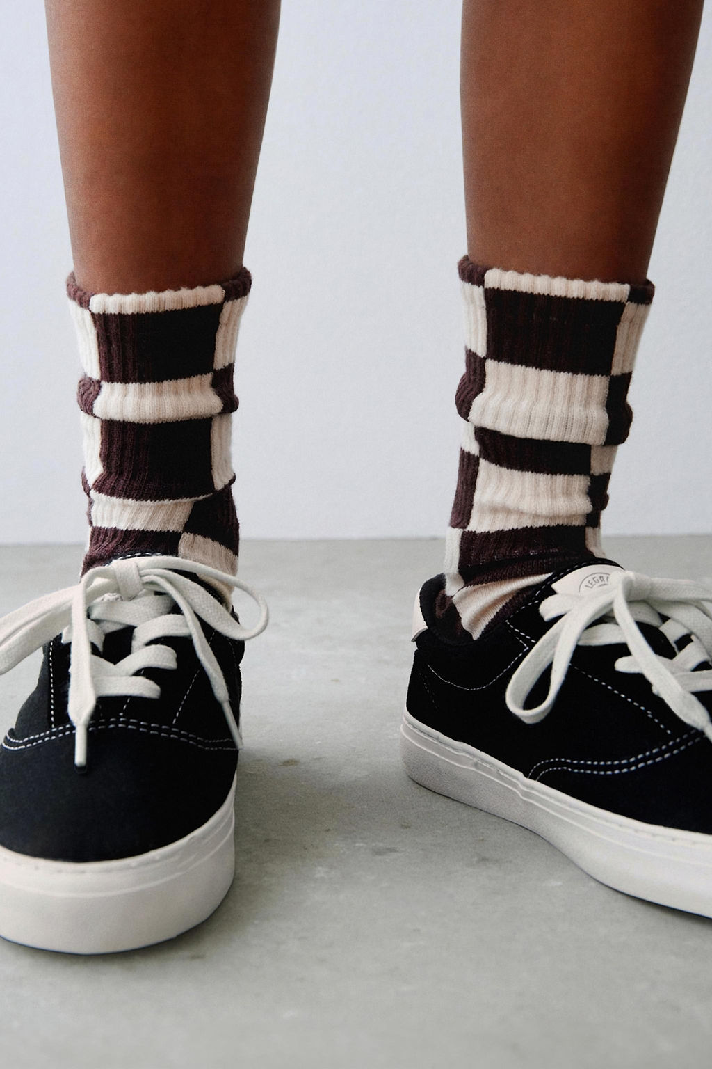 2-PACK OF CHECKERBOARD SOCKS