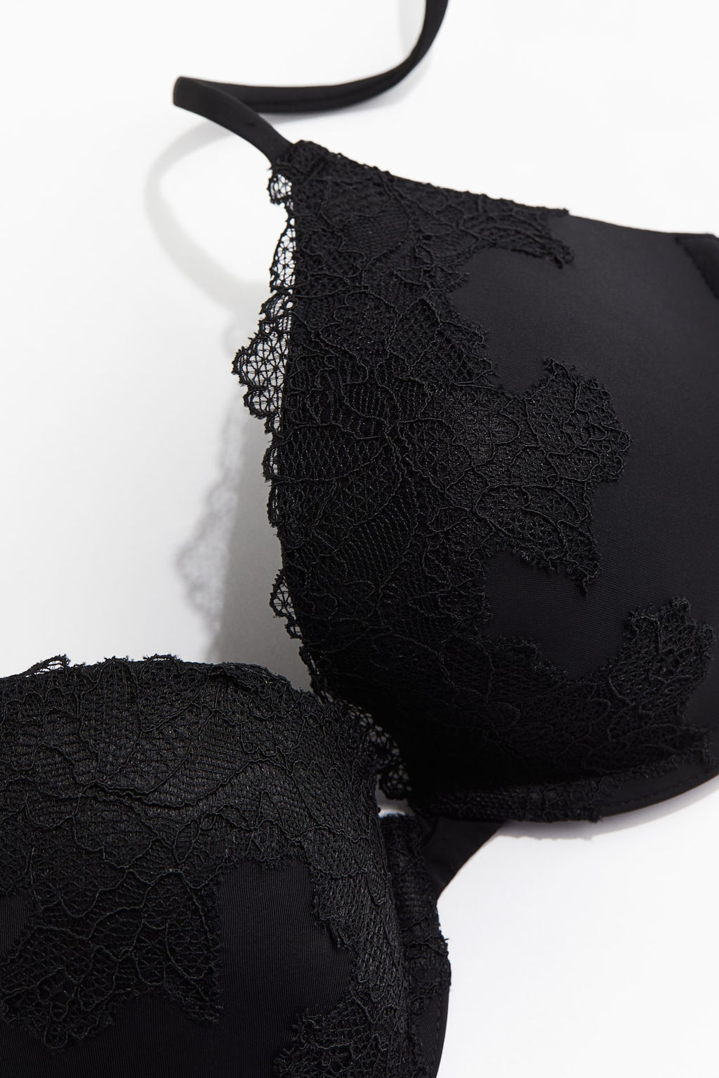 Sujetador push-up de microfibra y encaje - H&m фото 7