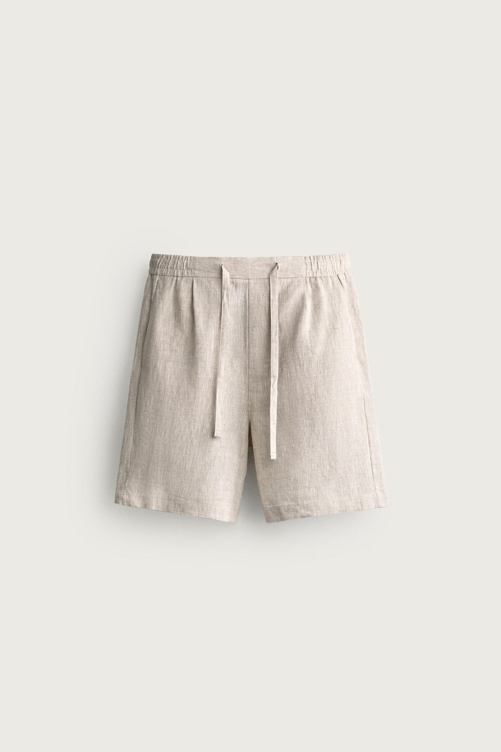 BERMUDA RELAXED FIT 100% LINO / Beige claro - Zara фото 10