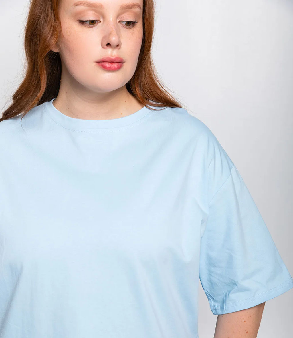 Футболка #ОКТ00075001, голубой - Dommod фото 5