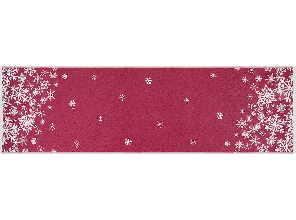 Полотенце 5с22.312ж1 Снежинки-арт(ДТЭ бордовый) 50х180 см