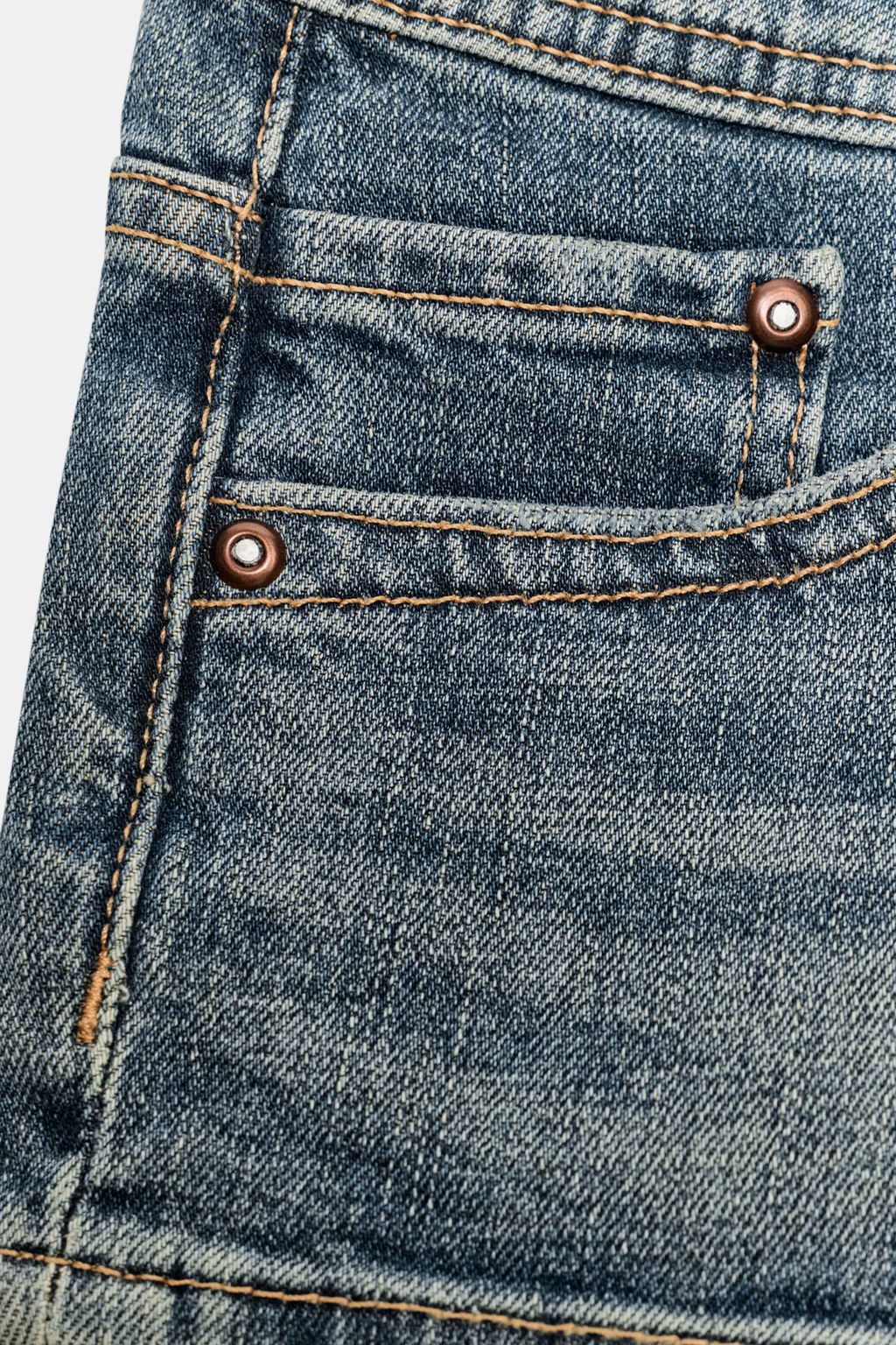 SHORTS MINI DENIM TRF TIRO BAJO / Azul medio - Zara фото 6